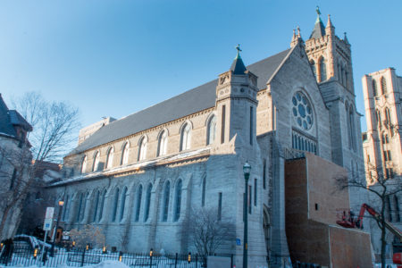 John P. Stopen Cathedral of Immaculate Conception Renovation Project exterior
