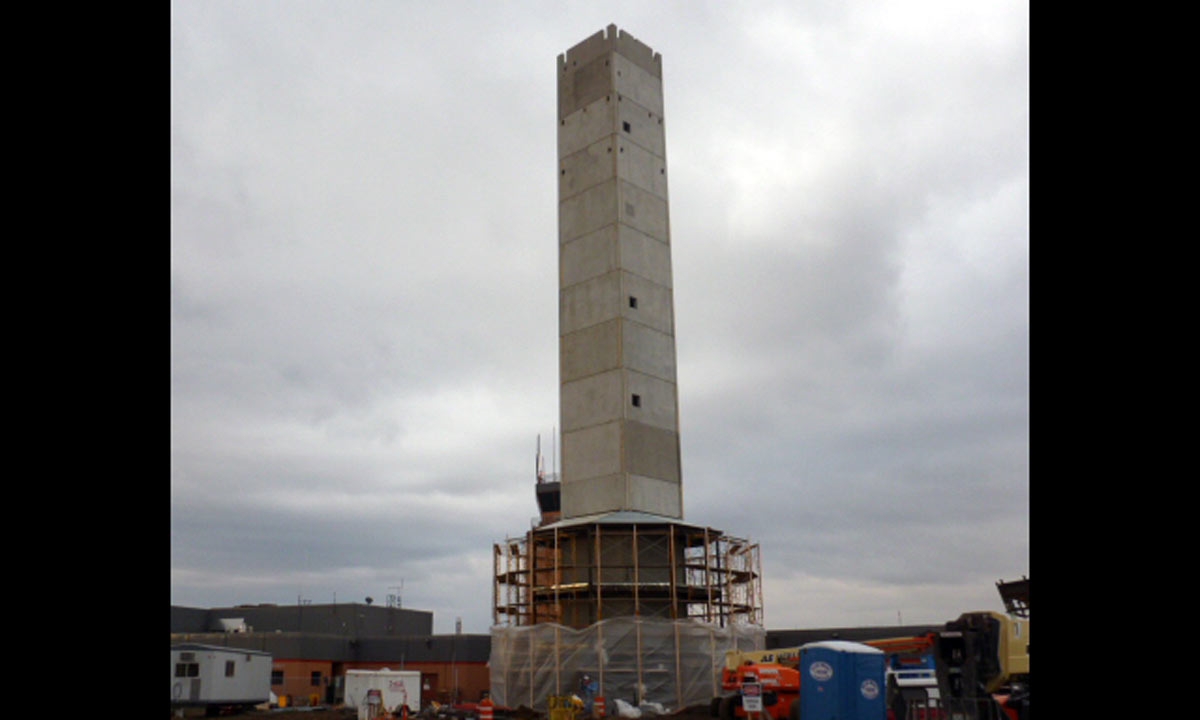 John P. Stopen Air Traffic Control Tower Fort Drum Project construction